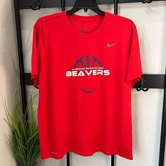 Nike tee shirt Beavers American river collage red n size 2X - Picture 5 of 10